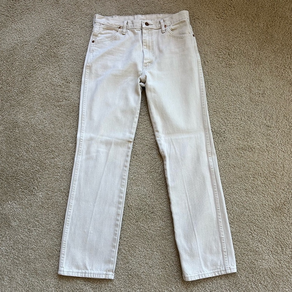 Wrangler Men's White Jeans